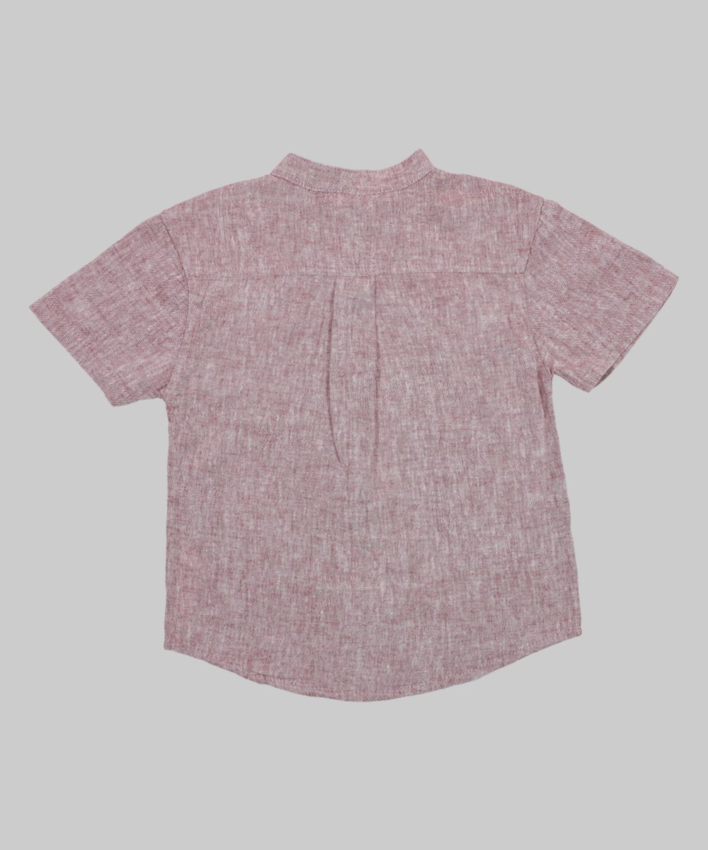 Boys Short Sleeve Shirt (0/3 M-6 Year) (105297)