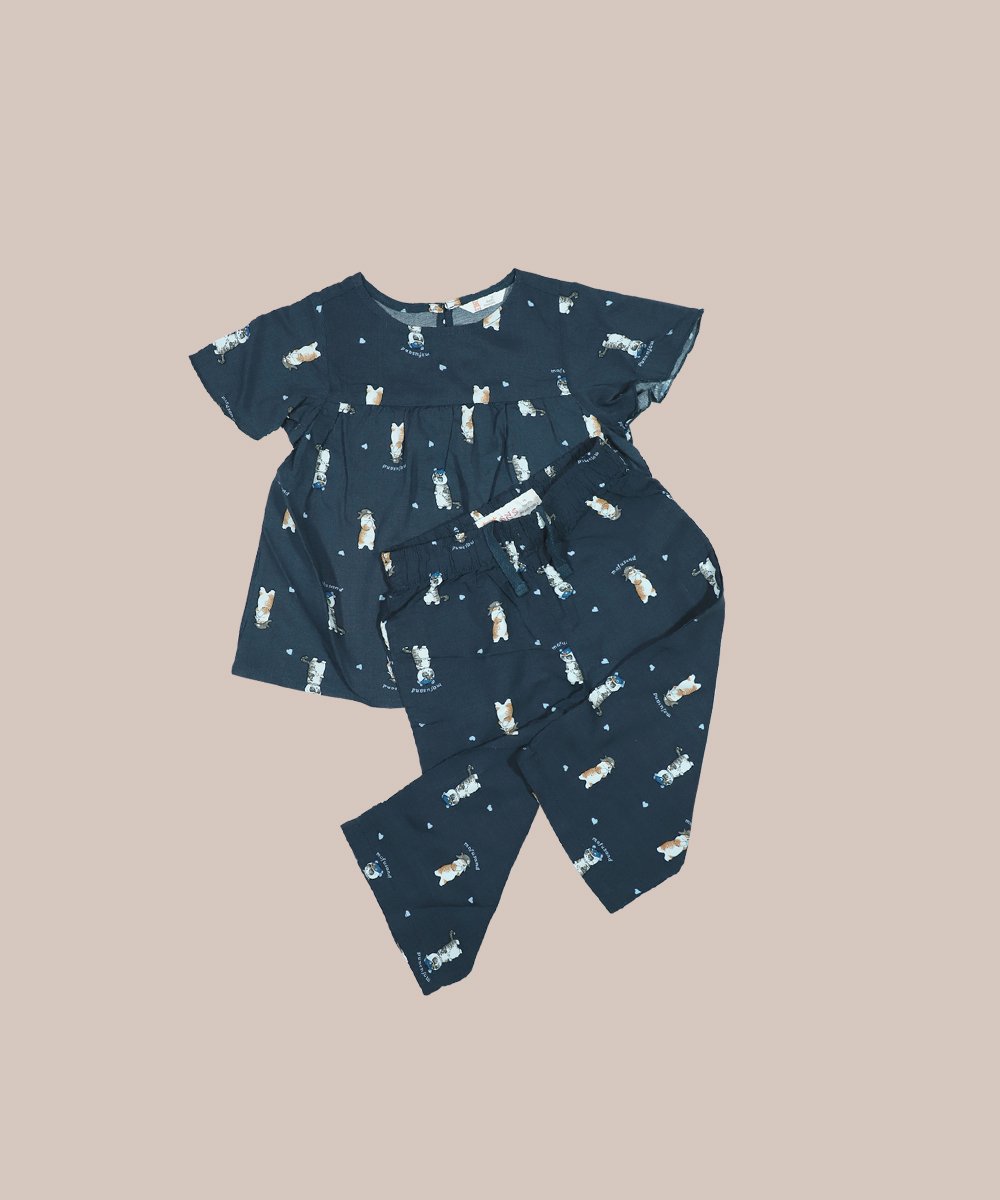 Girls 2 Pcs Set(Size-0/3 M to 6 Years) (107863)