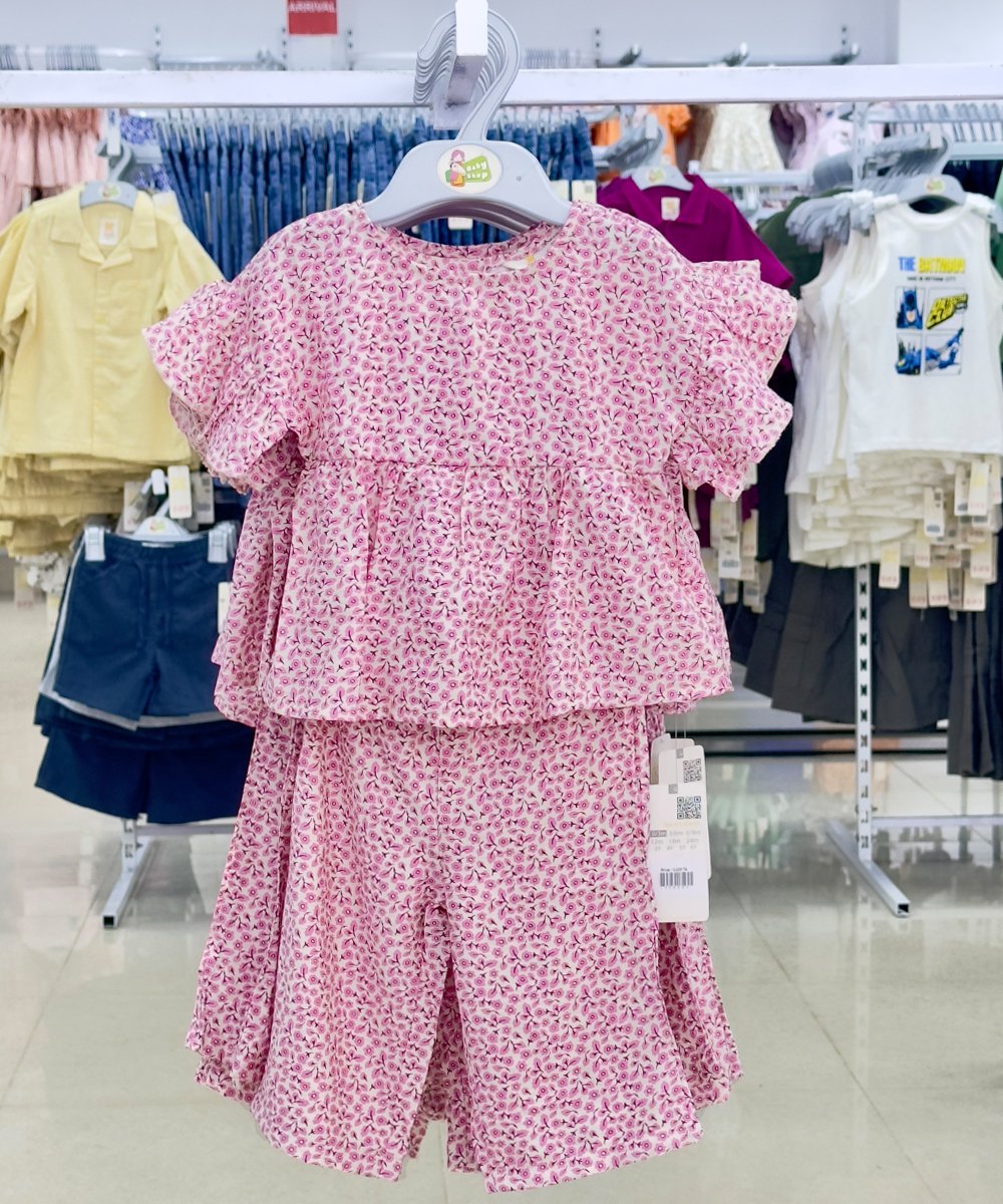 Girls 2 Pcs Set (Size-0/3 M to 6 Years) (108601)