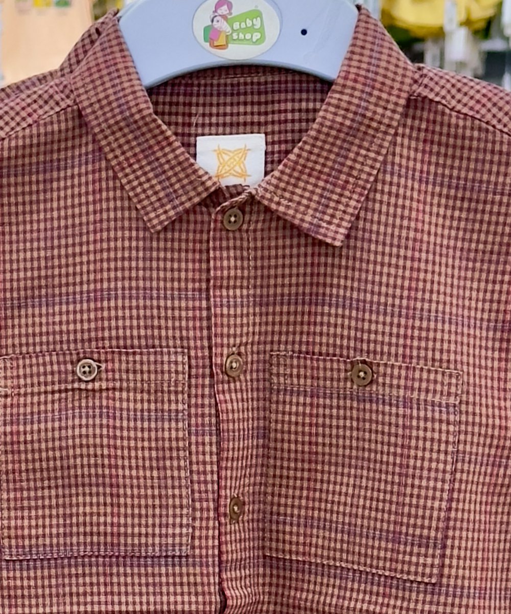 Boys Short Sleeve Shirt (0/3 M-6 Year) (107536)