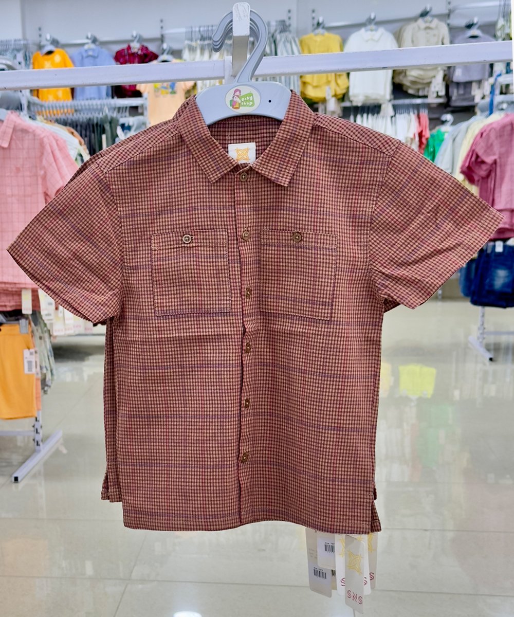 Boys Short Sleeve Shirt (0/3 M-6 Year) (107536)