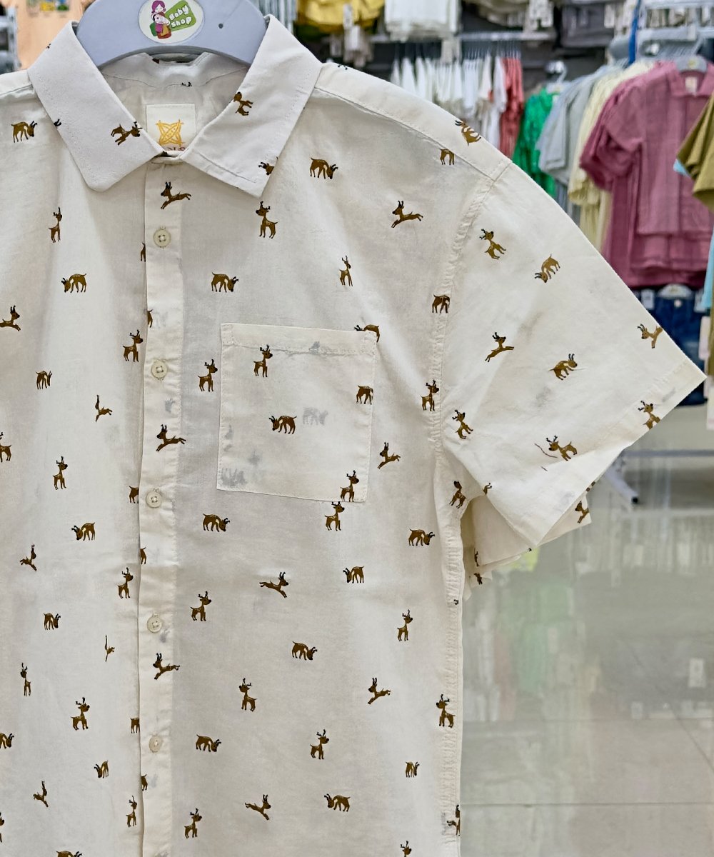 Boys Short Sleeve Shirt (0/3 M To 15/16 Years)(106177-106165)