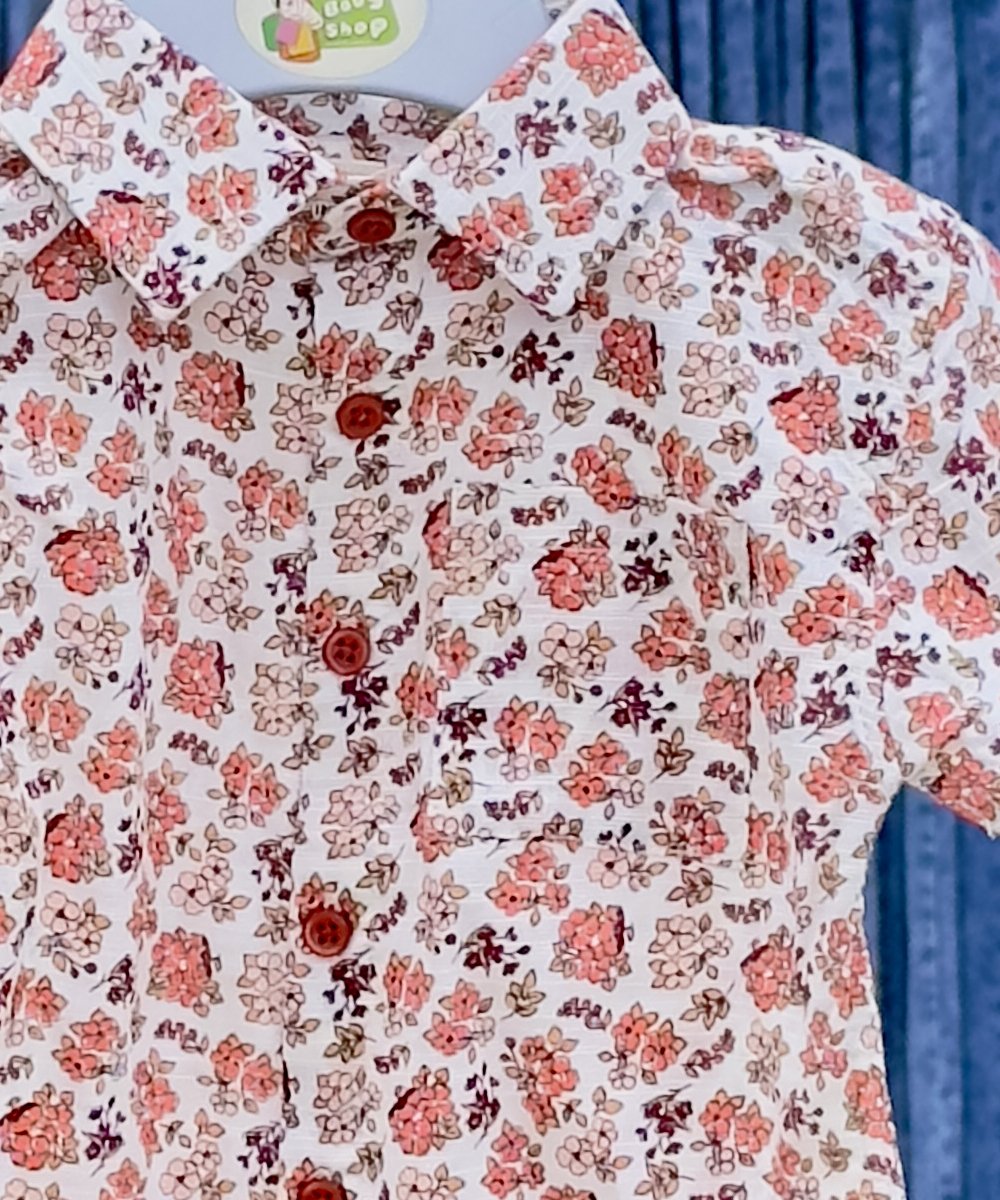 Boys Short Sleeve Shirt (0/3 M-6 Year) (105130)
