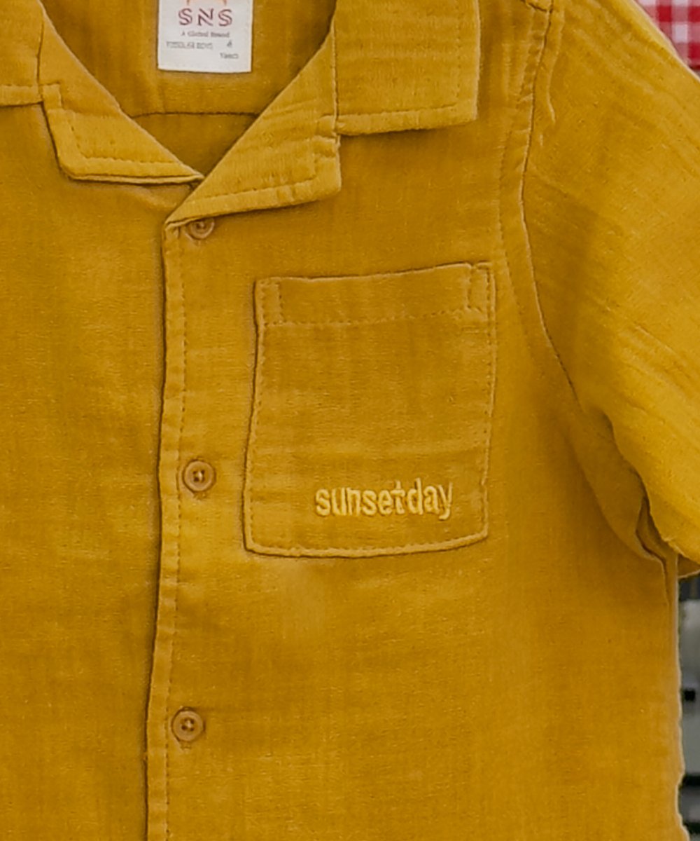 Boys Short Sleeve Shirt (3 Years-15/16 Years) (110511)