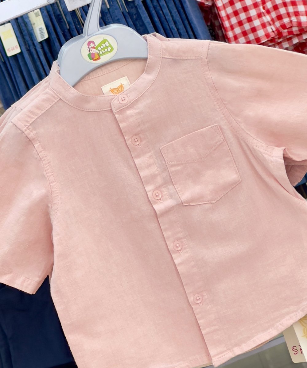 Boys Short Sleeve Shirt (3/6 M-6 Years) (110068)