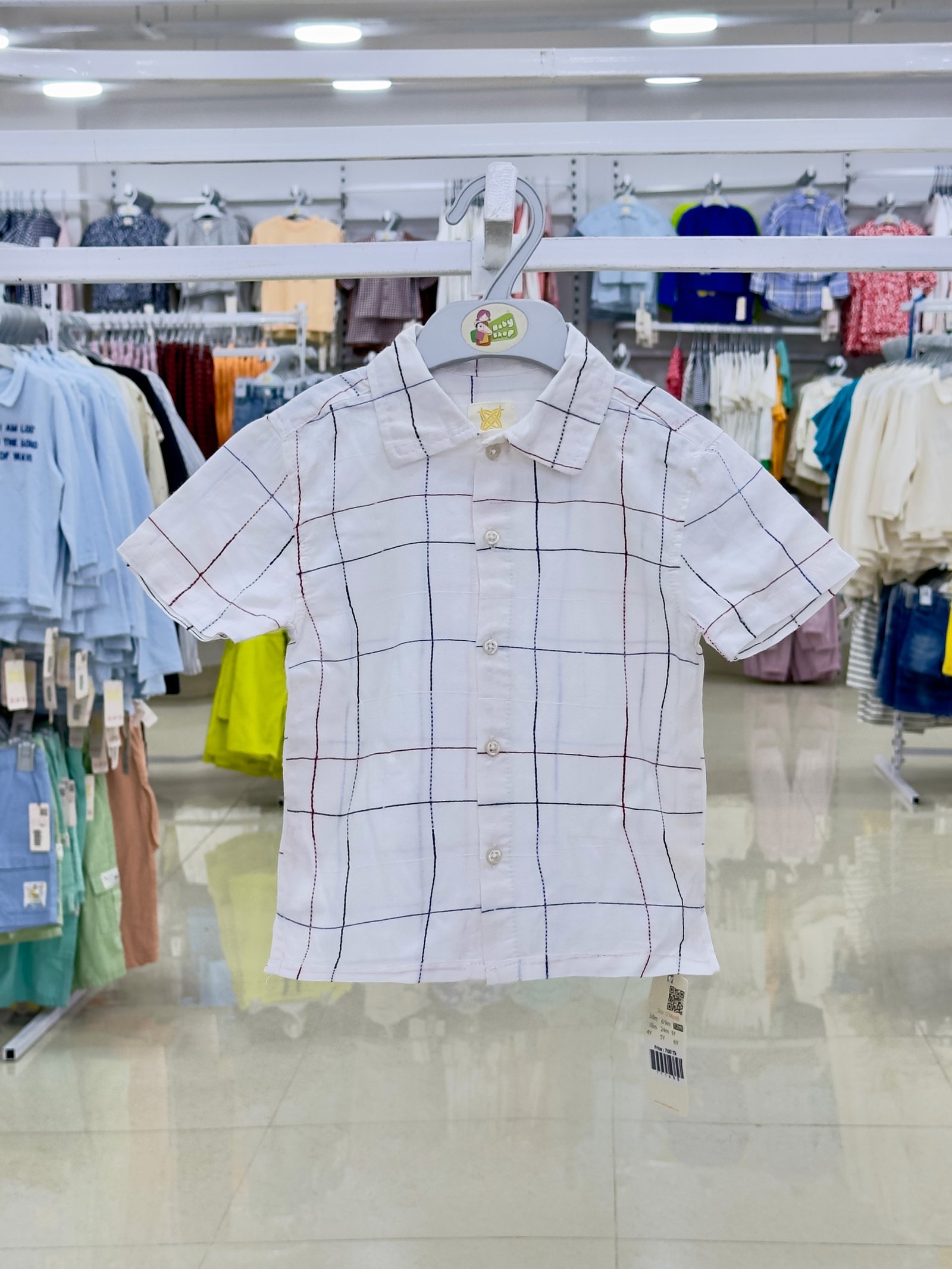 Boys Short Sleeve Shirt (3/6 M-6 Year) (111428)