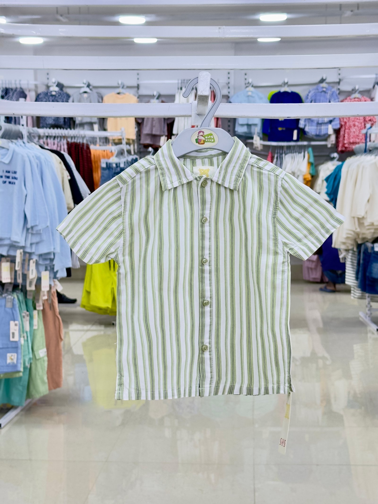 Boys Short Sleeve Shirt (0/3 M-6 Year) (111473)