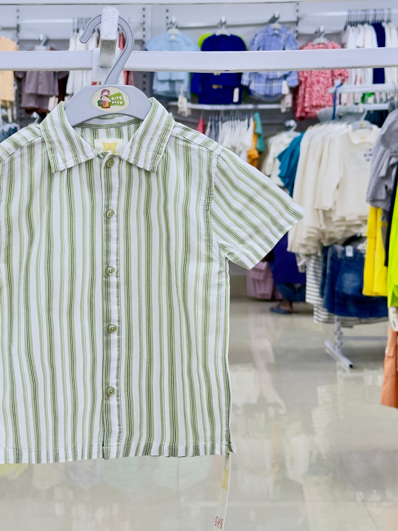 Boys Short Sleeve Shirt (0/3 M-6 Year) (111473)