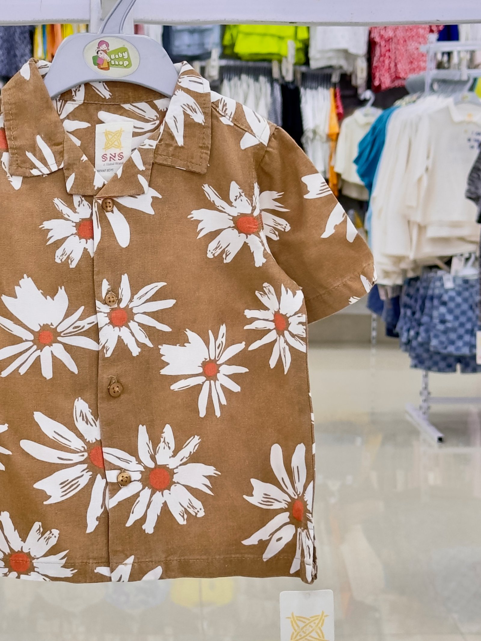 Boys Short Sleeve Shirt (0/3 M-6 Year) (112442)