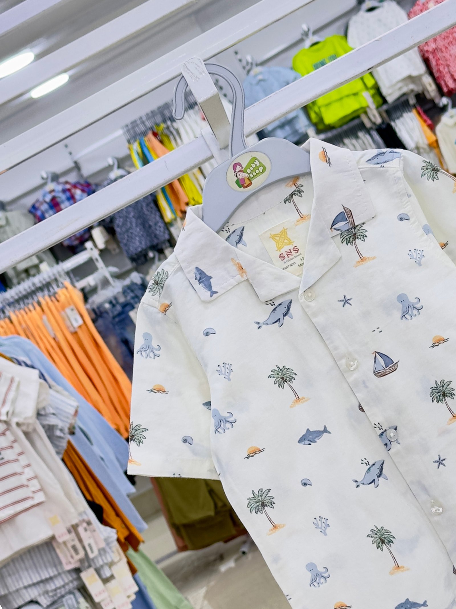 Boys Short Sleeve Shirt (0/3 M-6 Year) (112713)
