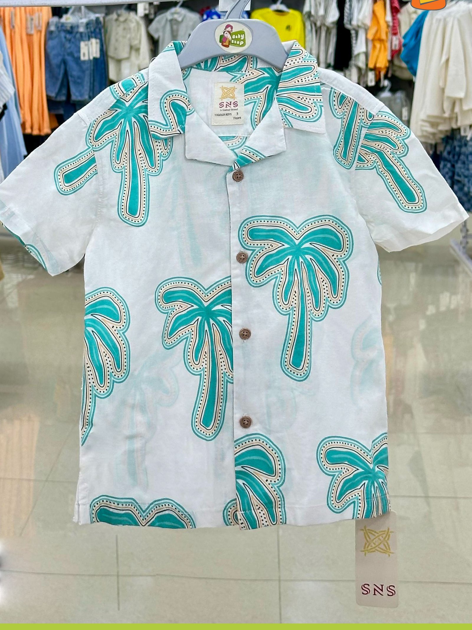 Boys Short Sleeve Shirt (0/3 M-6 Year) (112135)