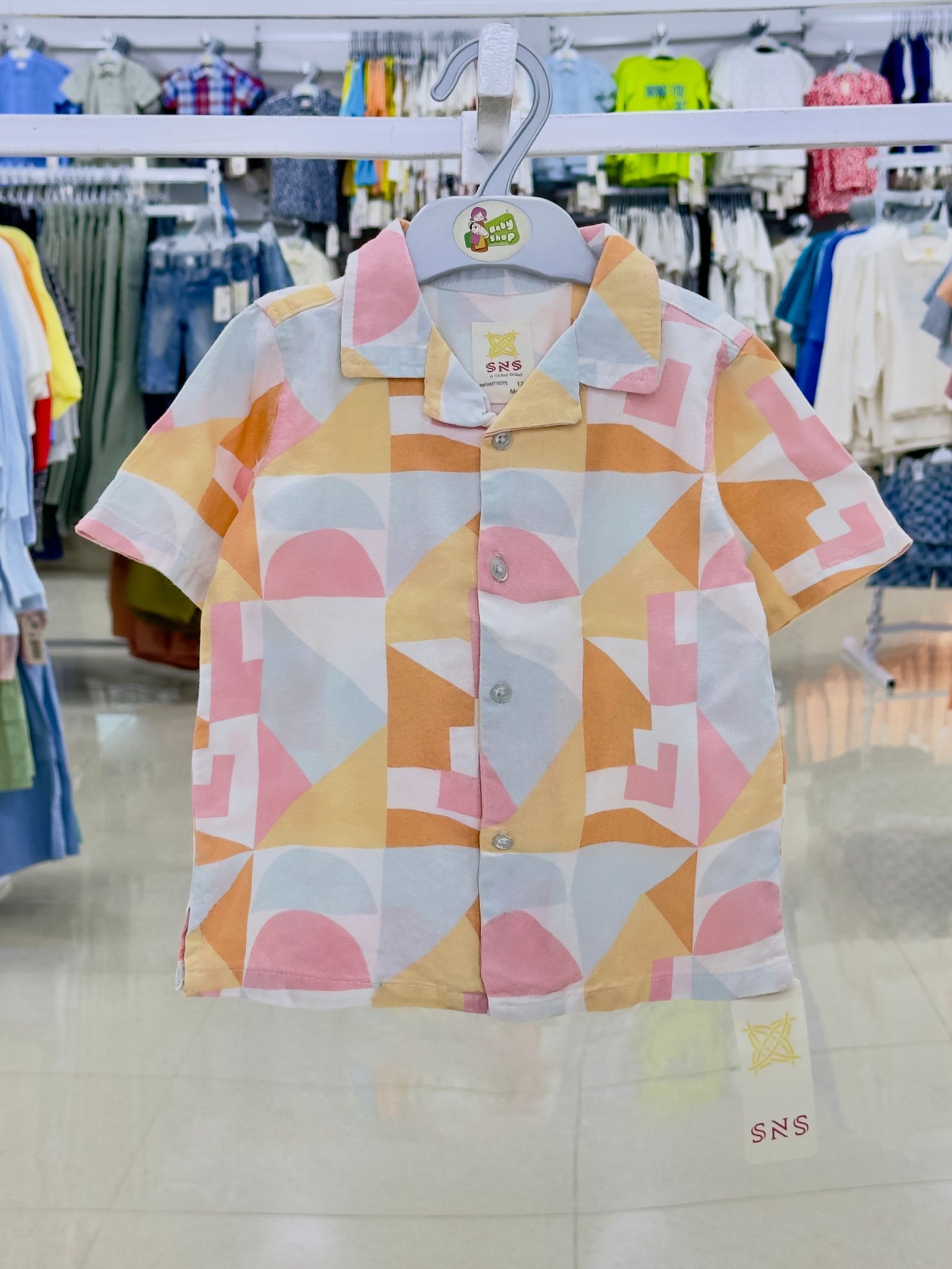 Boys Short Sleeve  Shirt (size-0/3 M to 6 Year) (112873)