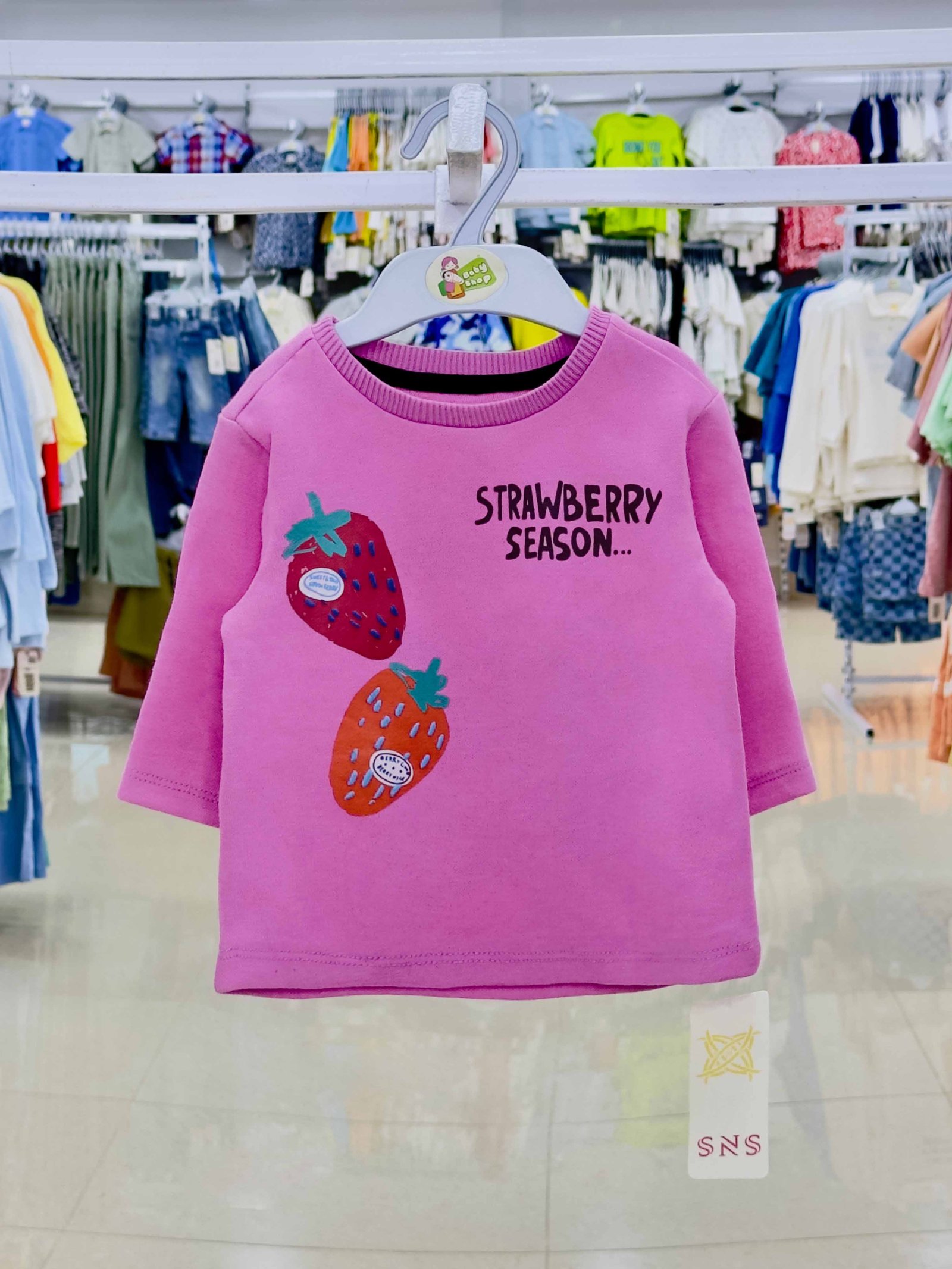 Girls Full Sleeve T- Shirt (Size-3/6 M to 6 Years) (112976)