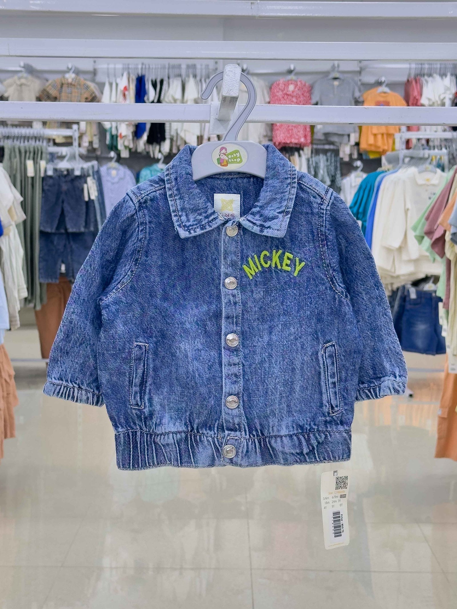 Boys Denim Shirt (Size-3/6 M TO 6 Years ) (113452)