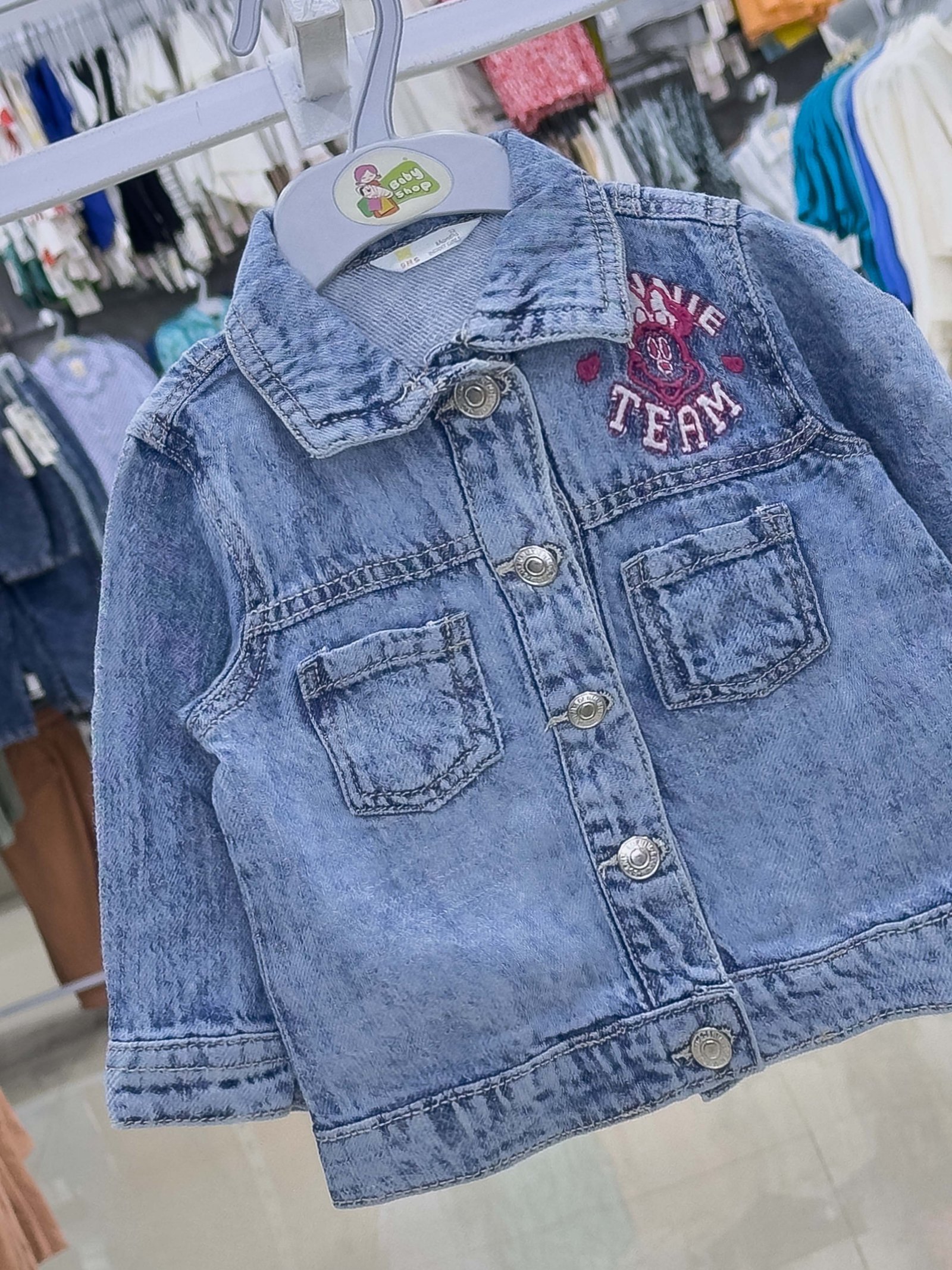 Boys Denim Shirt (Size-3/6 M TO 6 Years ) (113379)