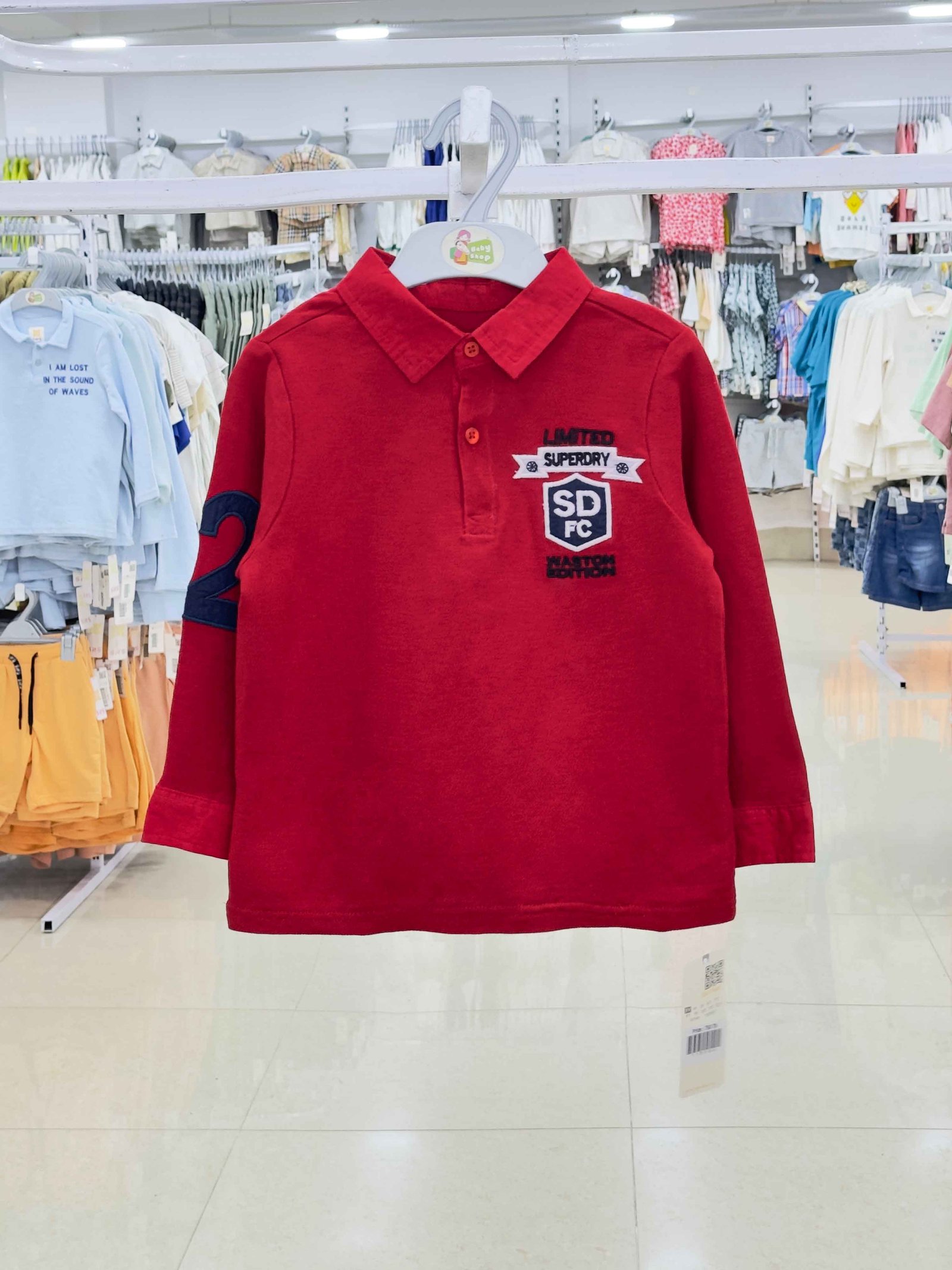 Boys Full Sleeve Polo Shirt ( Size-3 Years to 15/16 Years) (113586)