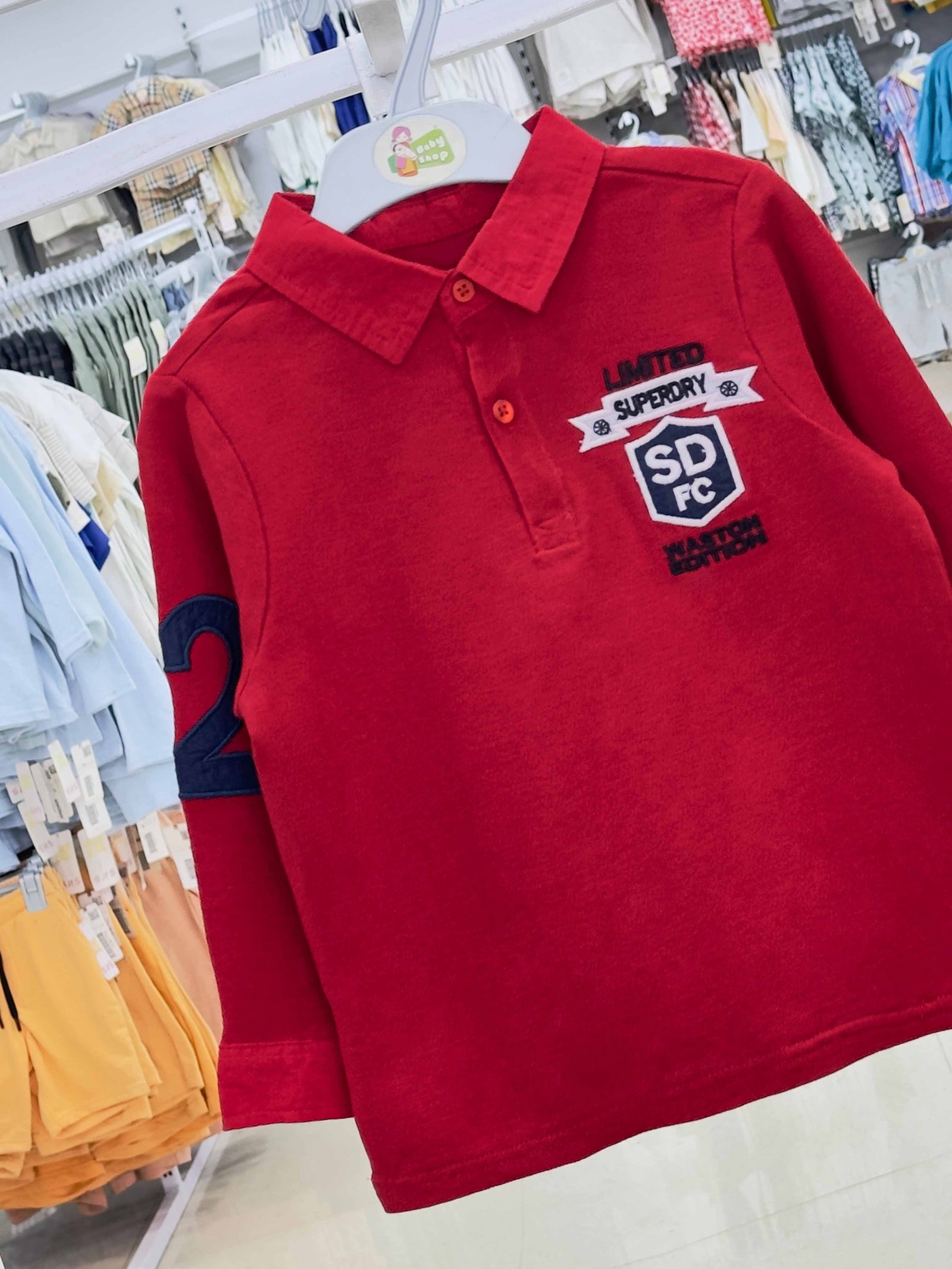 Boys Full Sleeve Polo Shirt ( Size-3 Years to 15/16 Years) (113586)