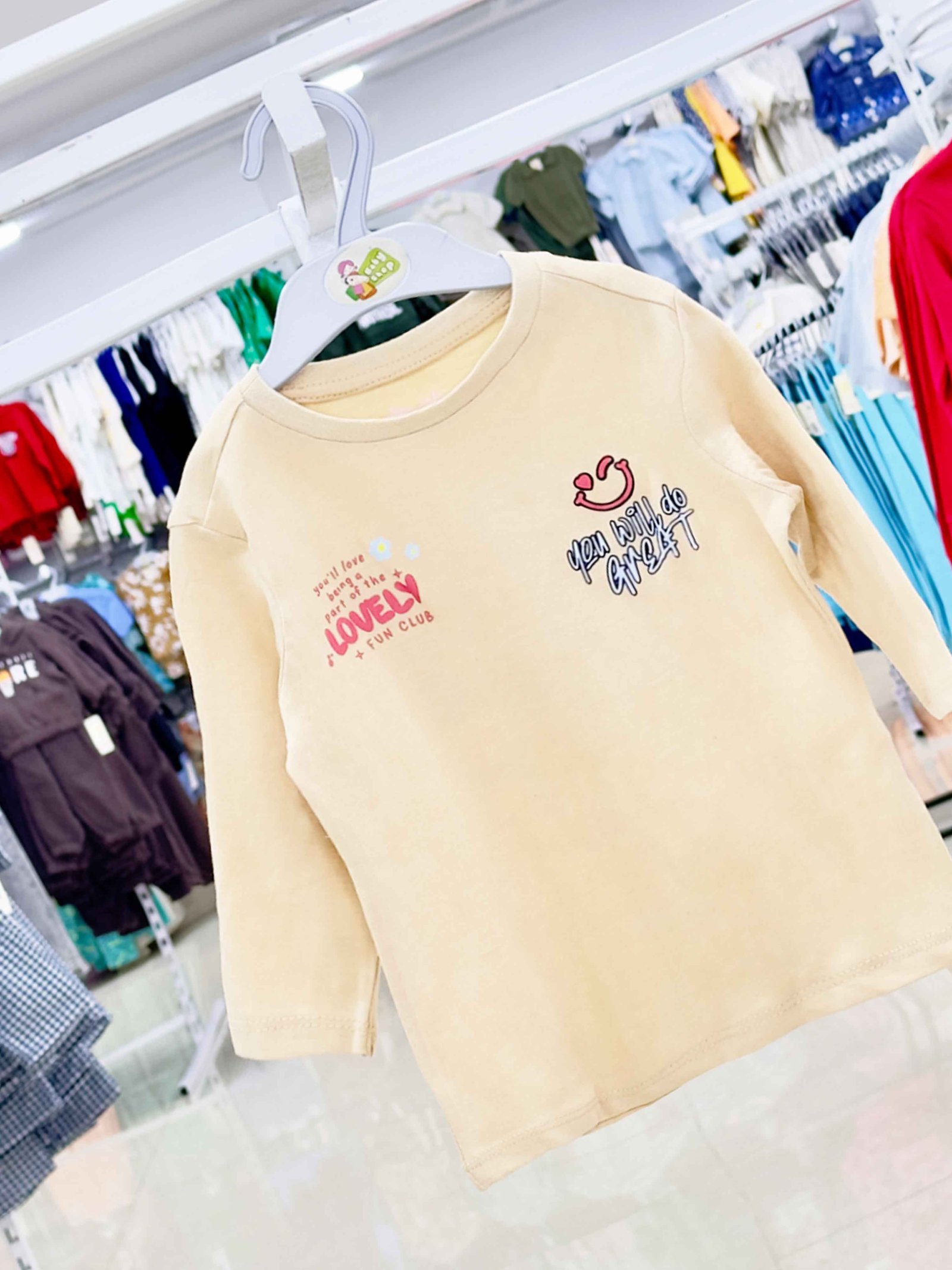 Girls Full Sleeve T- Shirt (Size-0/3 M to 6 Years) (114483)