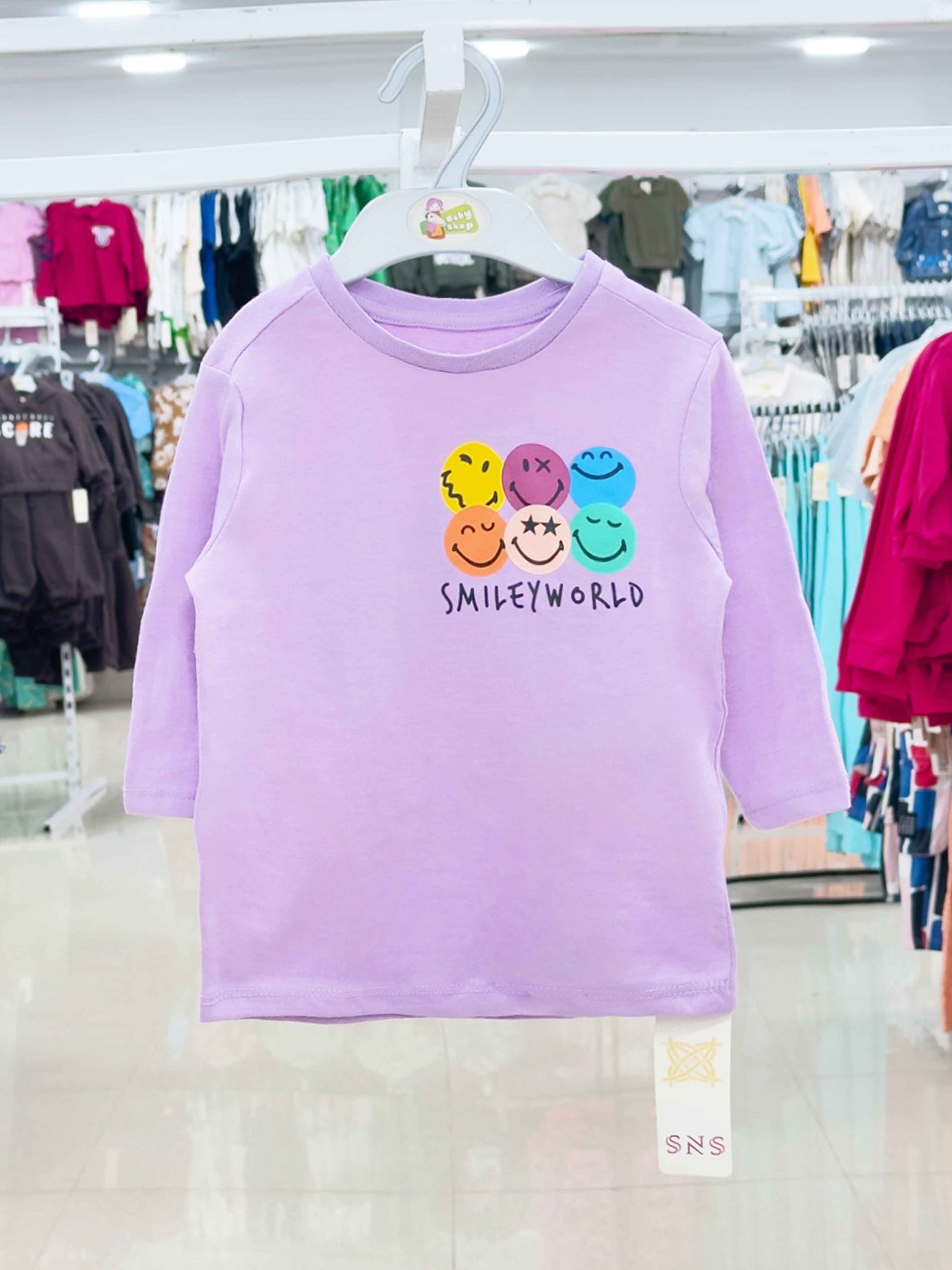 Girls Full Sleeve T- Shirt (Size-0/3 M to 6 Years) (114289)