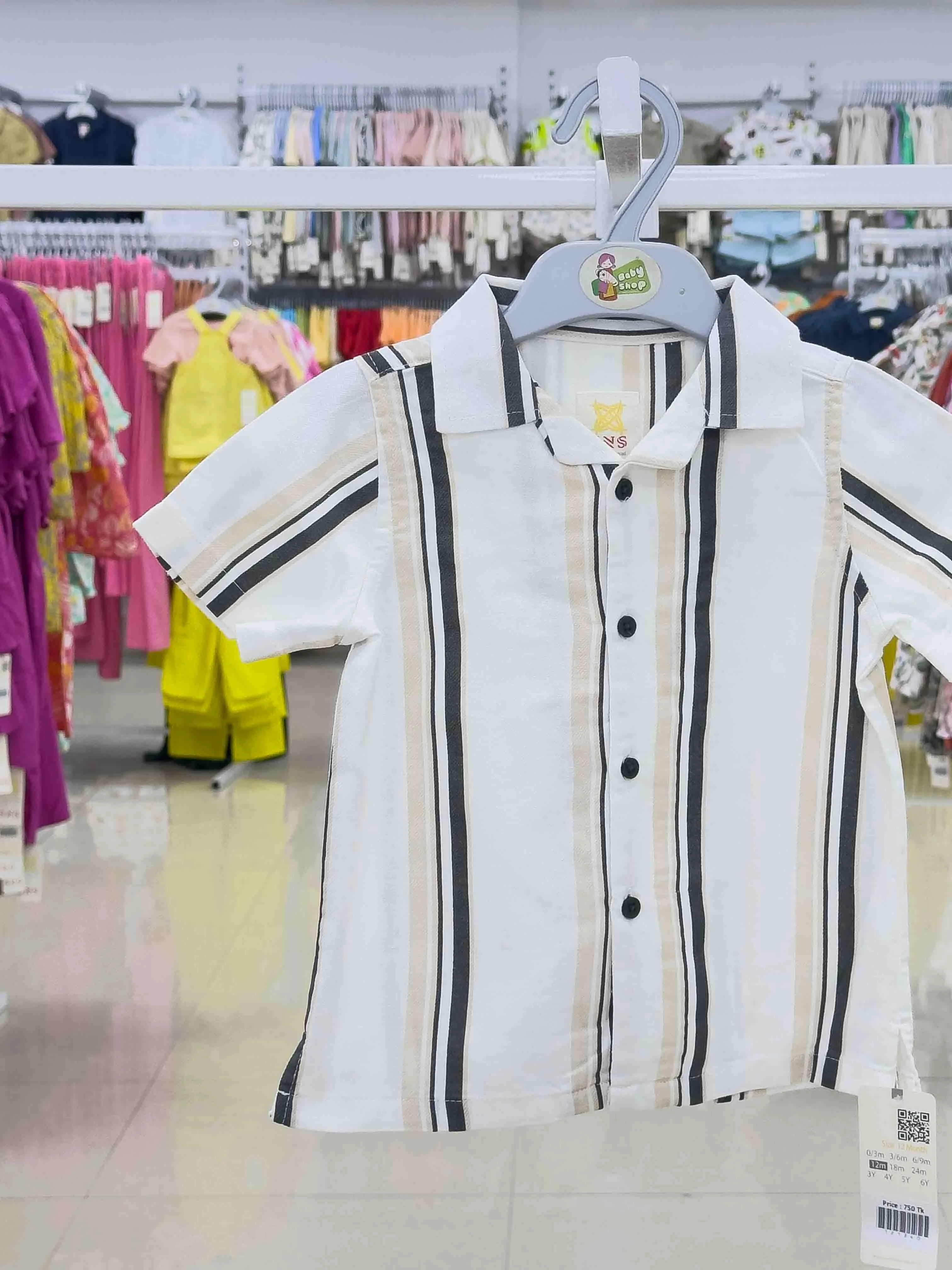 Boys Short Sleeve  Shirt (size-0/3 M to 6 Year) (121337)