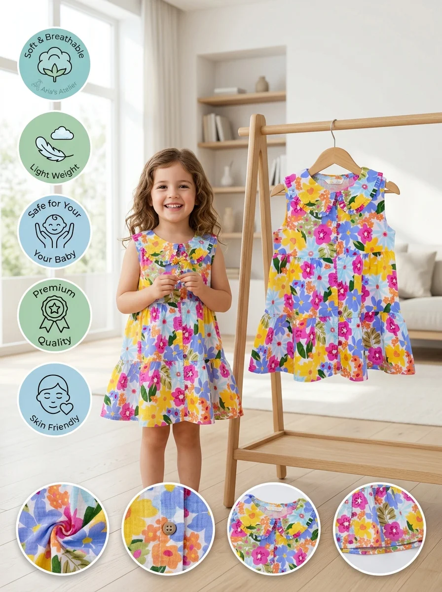 Girls Dress (0/3 M -6 Years ) 116942