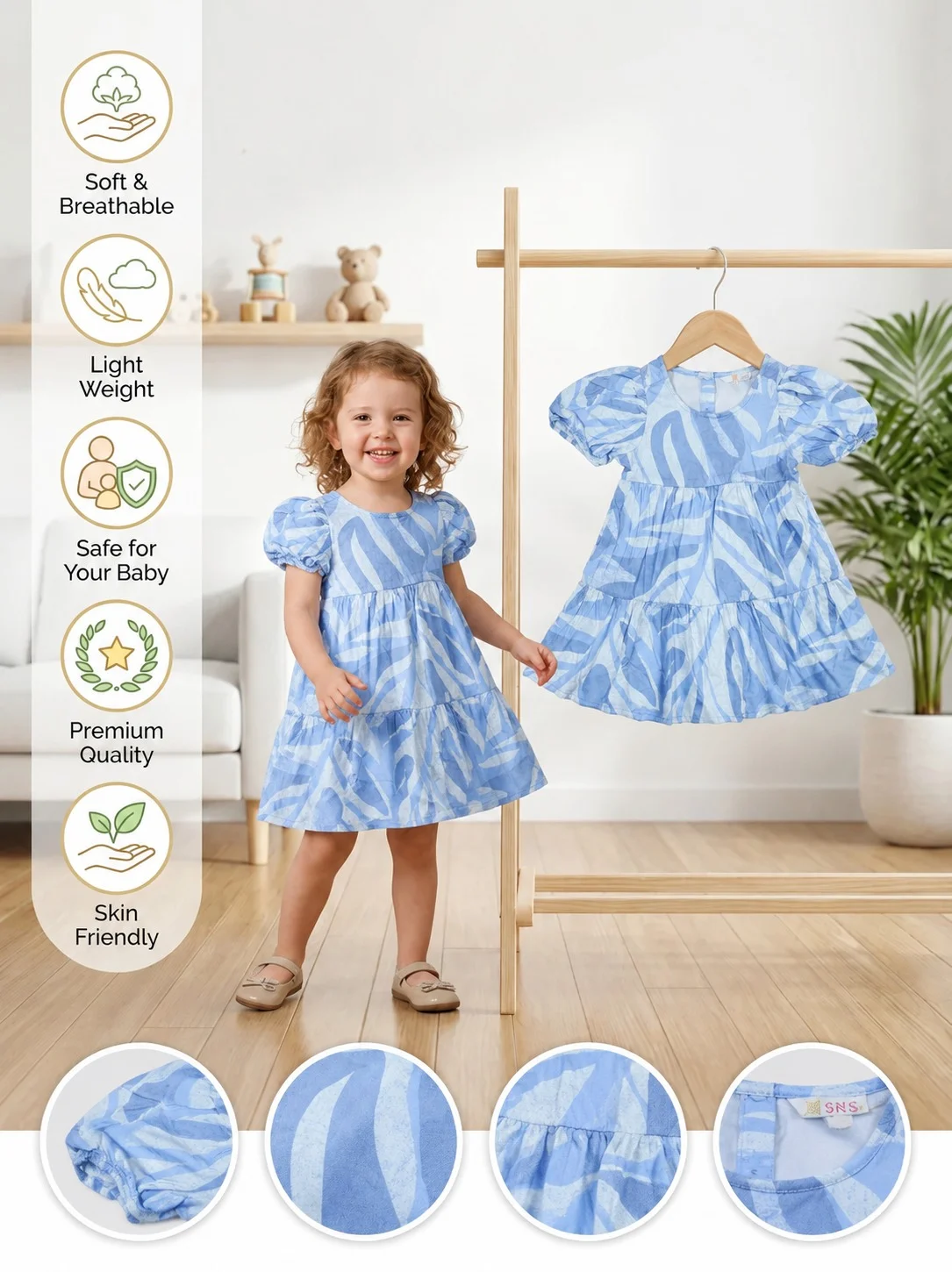 Girls Dress (0/3 M-6 Years) (108571)