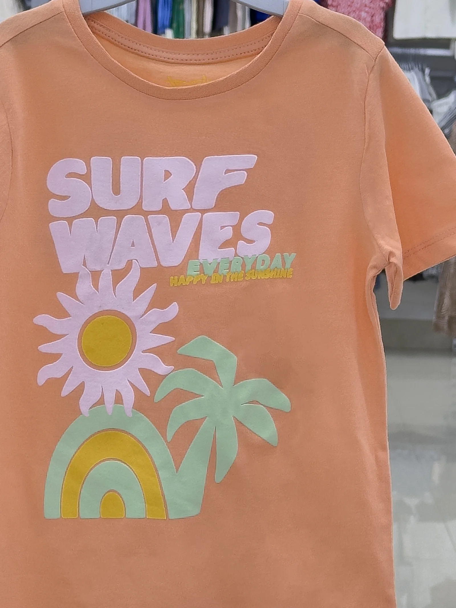 Girls Short  Sleeve T- Shirt ( Size-0/3 M To 6 Years) (117363)