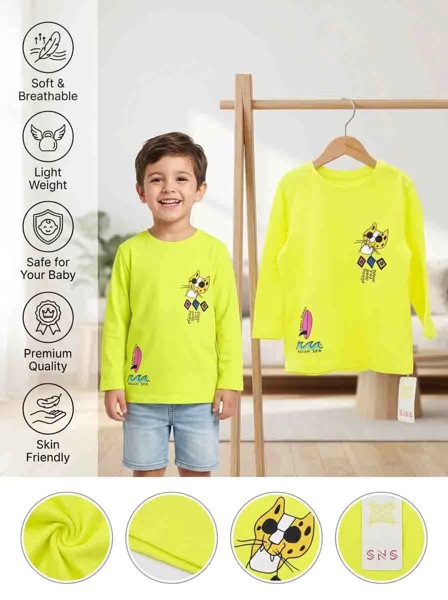 Boys Full Sleeve T-Shirt (Size-3 Years TO 15/16 Years) (114139)