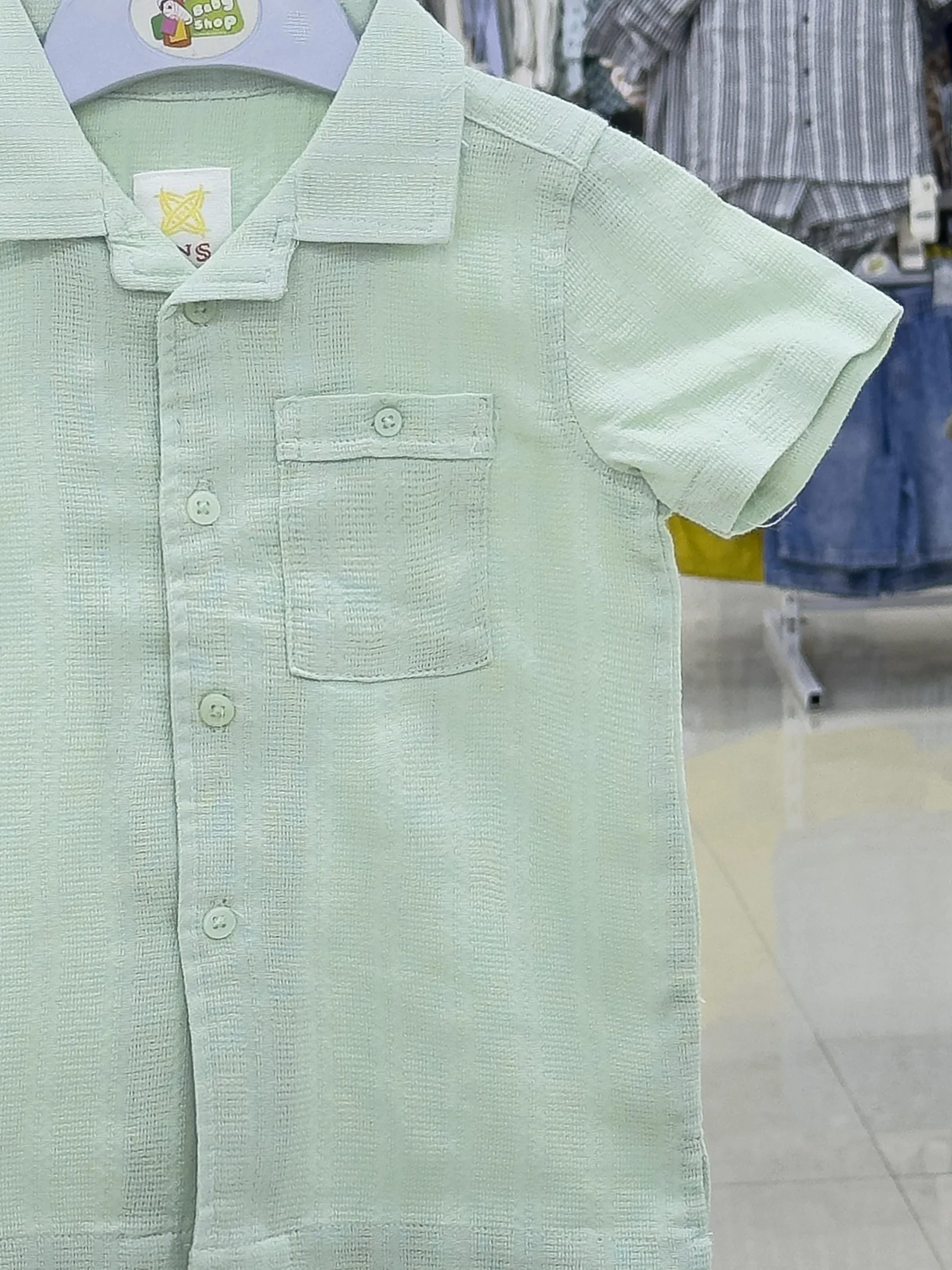Boys Short  Sleeve  Shirt (Size-0/3 M TO 6 Years) (118450)