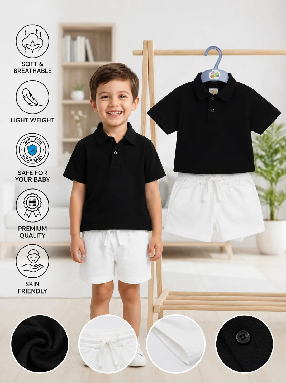 Boys 2 Pcs Set (0/3 M-6 Years) (107484)