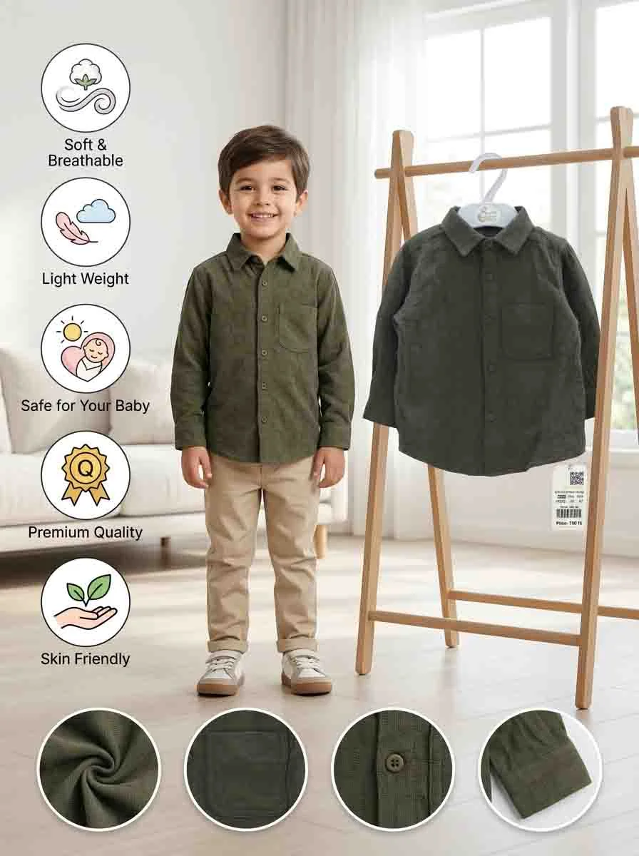 Boys Full Sleeve  Shirt ( Size-0/3 M To 15/16 Years) (114016)