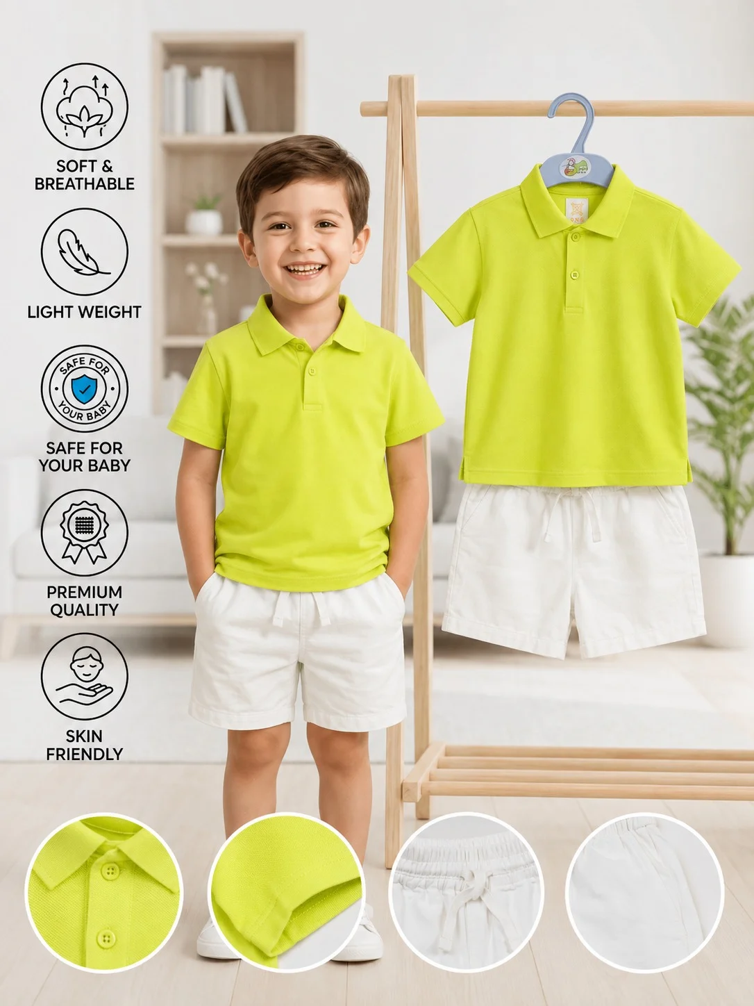 Boys 2 Pcs Set (0/3 M-6 Years) (107329)