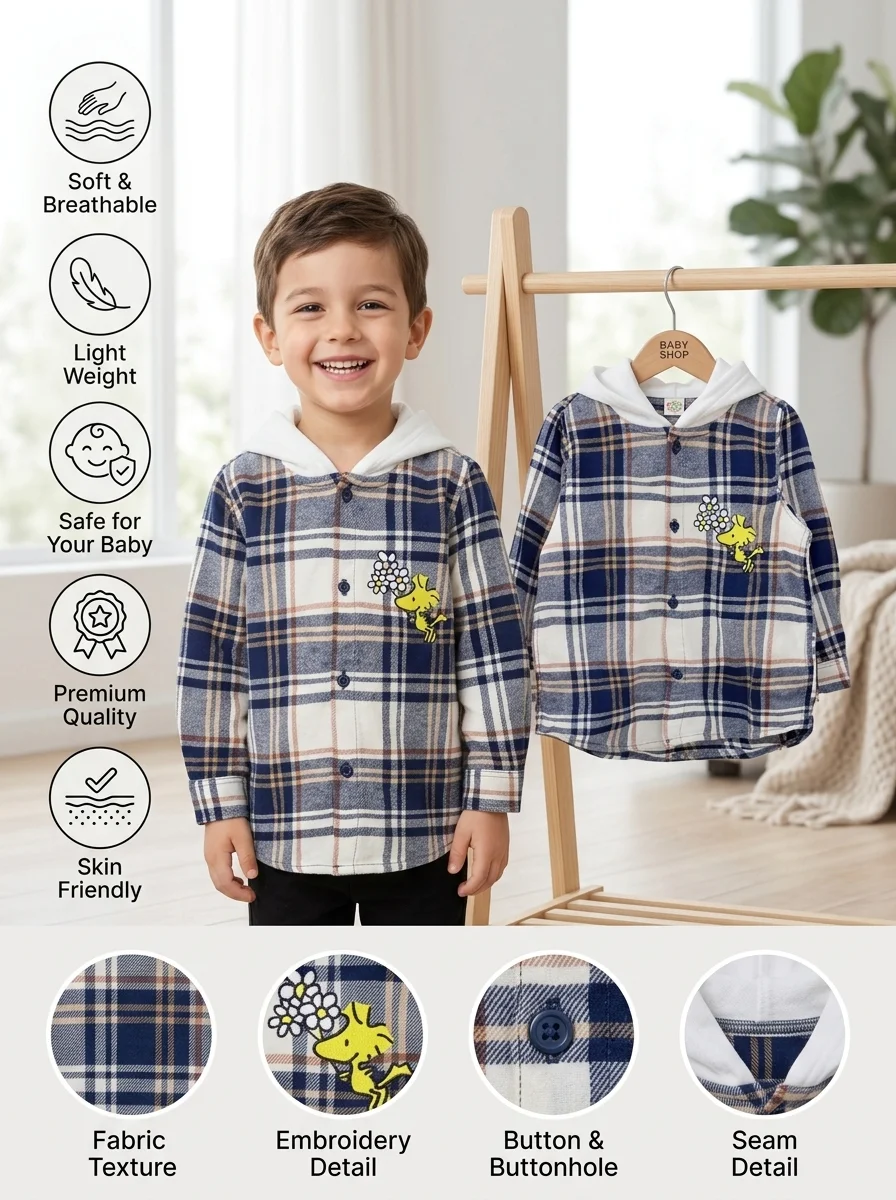 Boys Hoddie Shirt (3/6 M-6 Year) (112553)