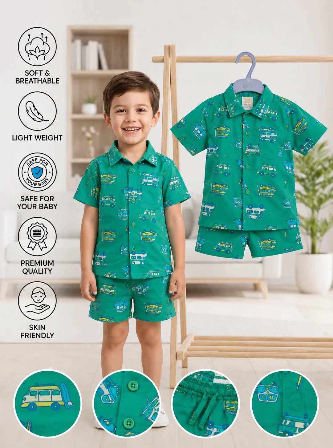 Boys 2 Pcs Set (0/3 M-6 Years) (105830)