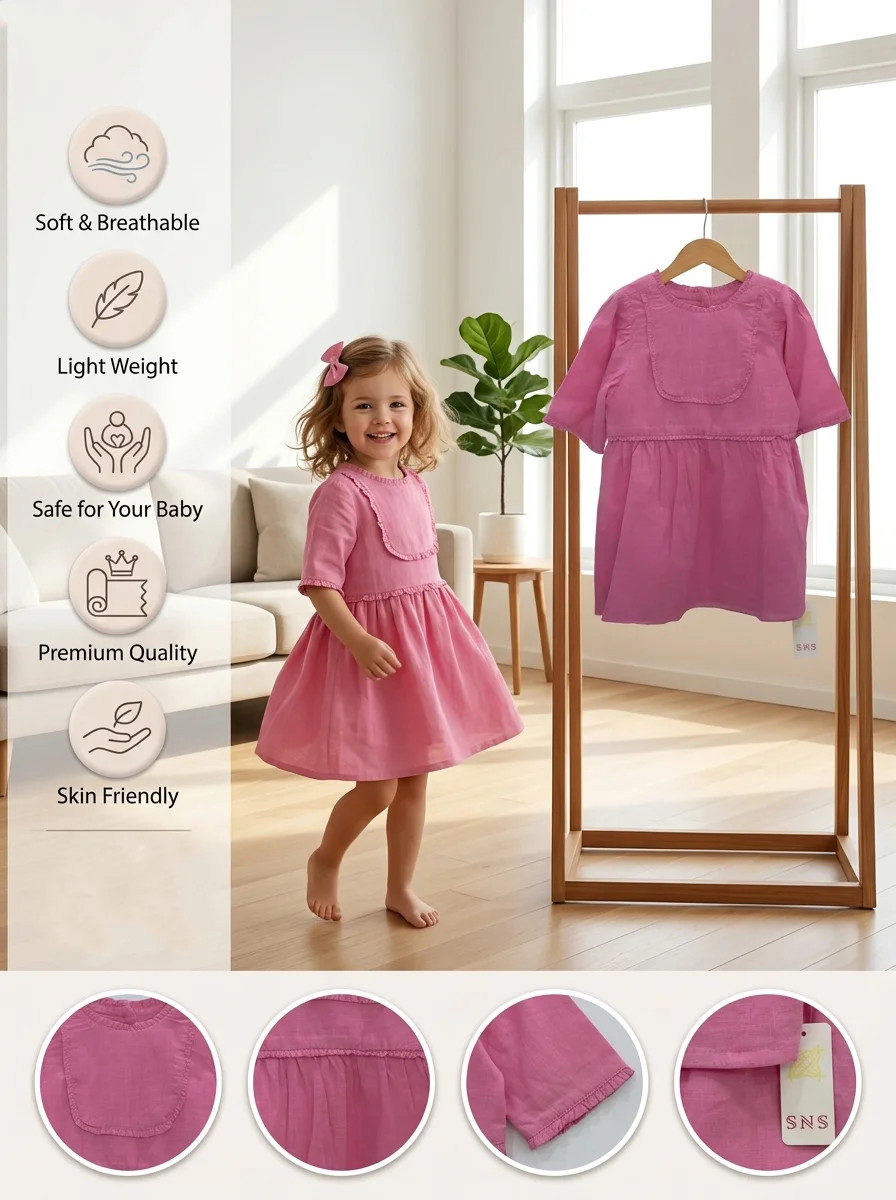 Girls Dress ( Size- 3 Years  To 15/16 Years ) (119665)