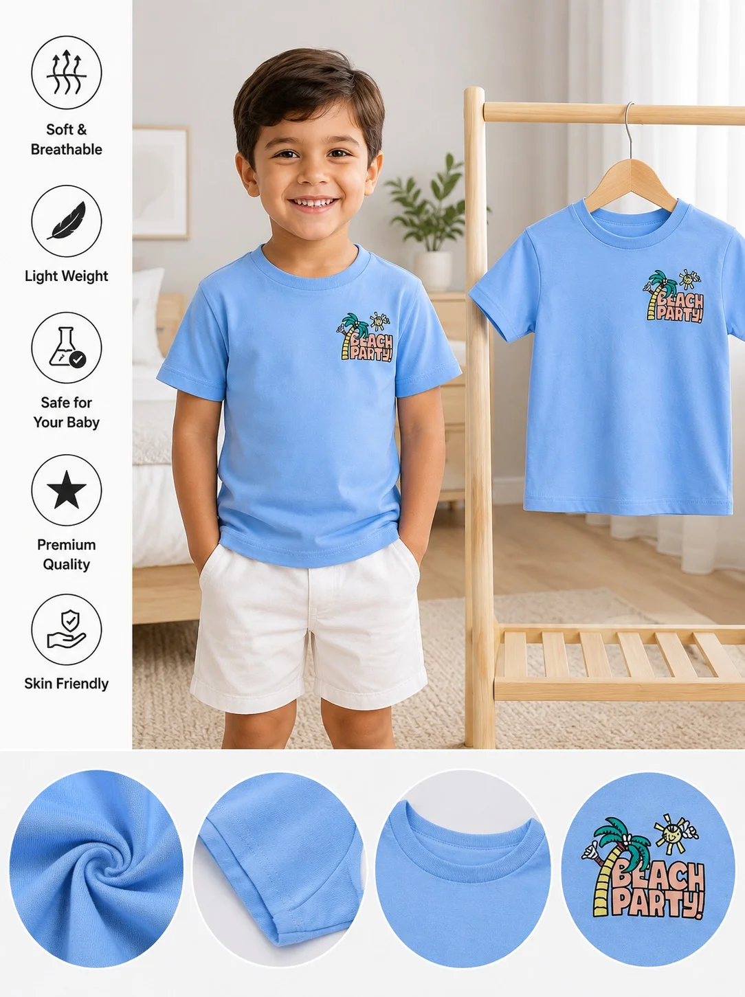 Boys Short Sleeve T-Shirt (0/3 M-6 Years) (109391)