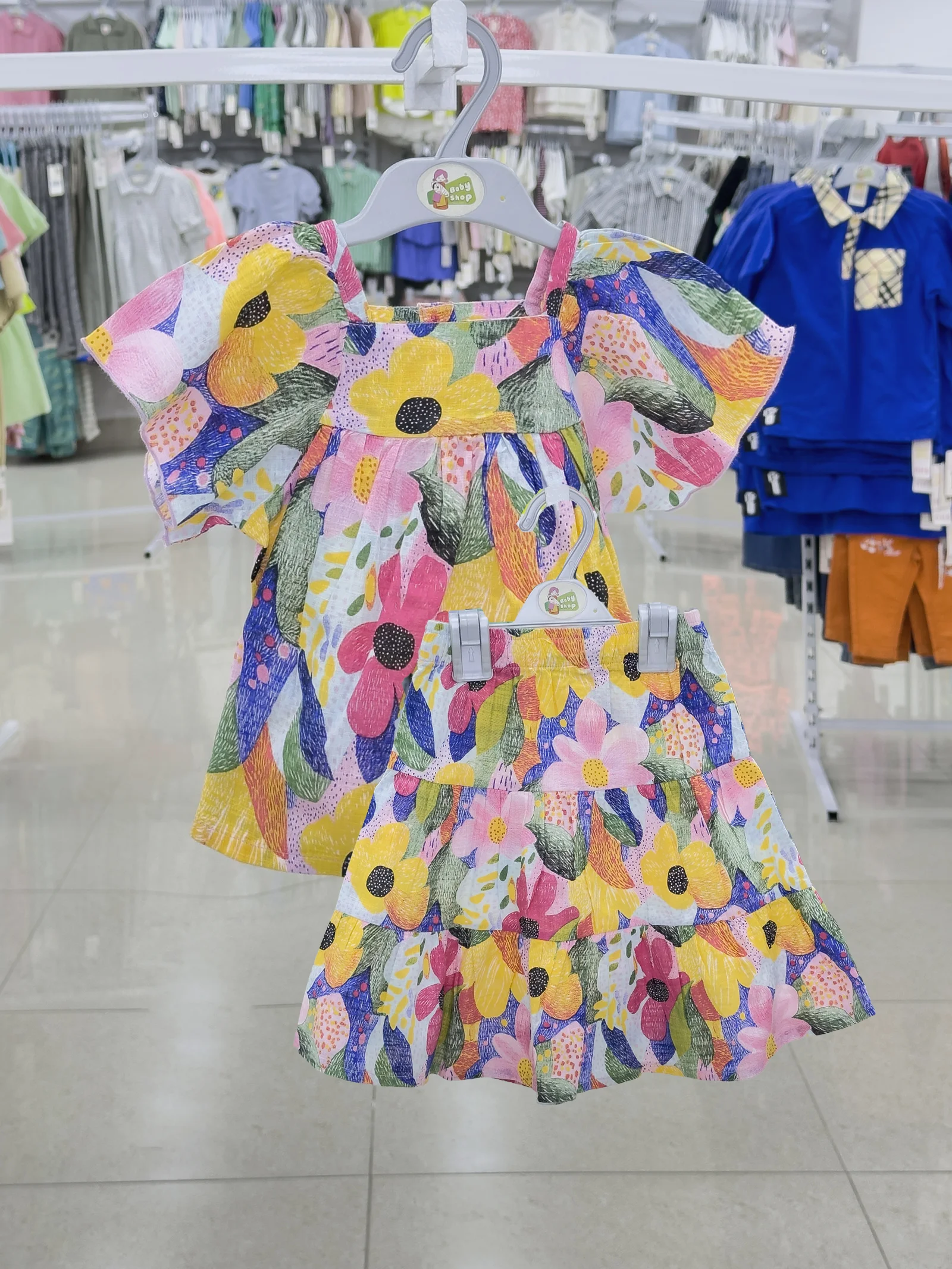 Girls 2 Pcs Set (Size-0/3 M to 6 Years ) (116387)