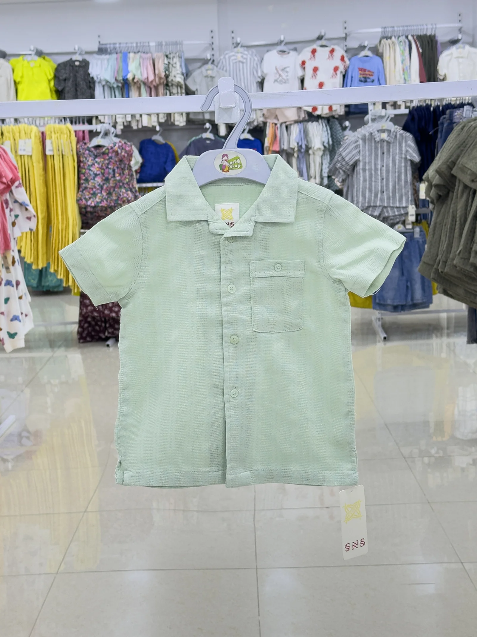 Boys Short  Sleeve  Shirt (Size-0/3 M TO 6 Years) (118450)