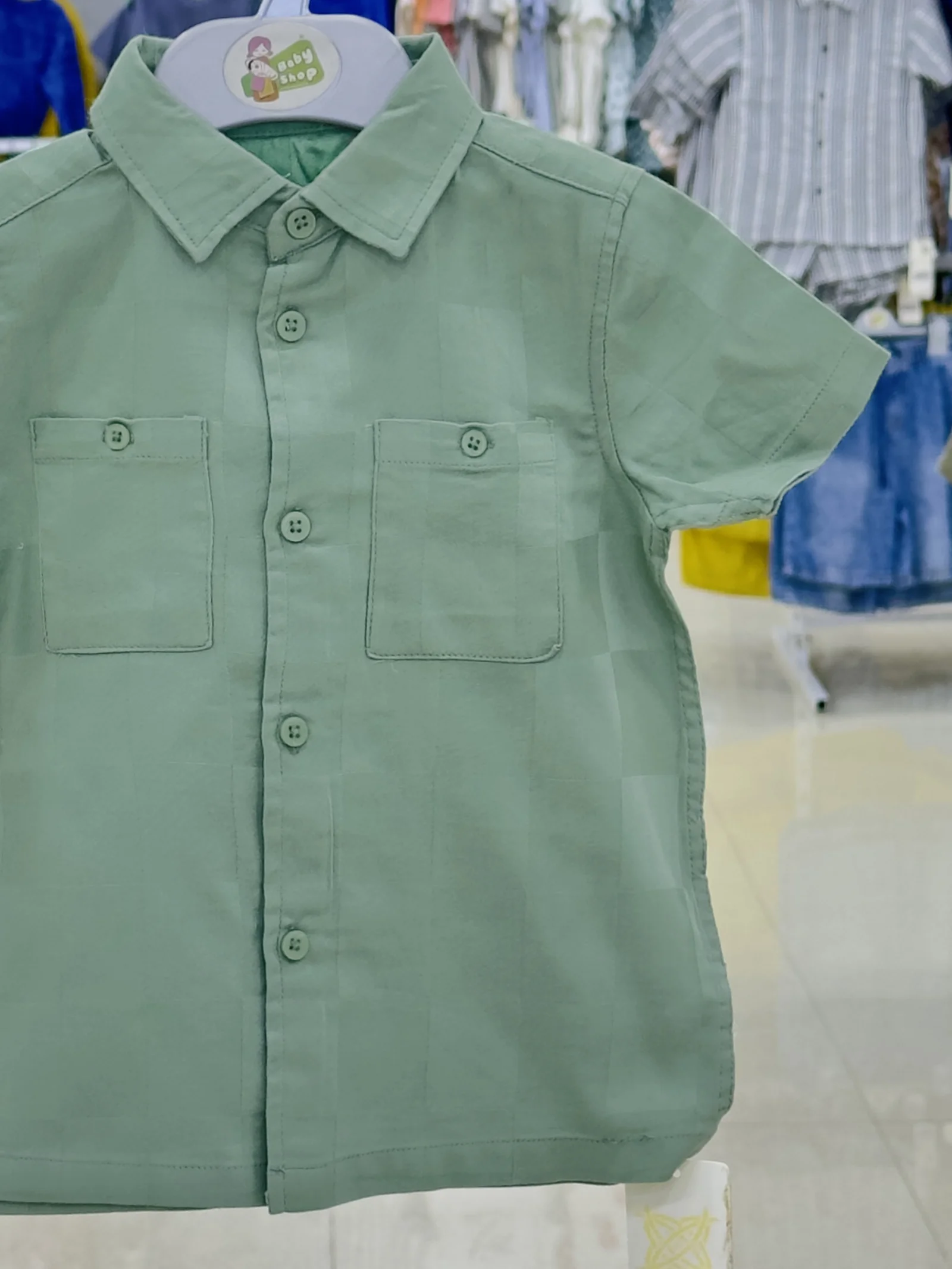 Boys Short  Sleeve  Shirt (Size-0/3 M TO 6 Years) (118338)