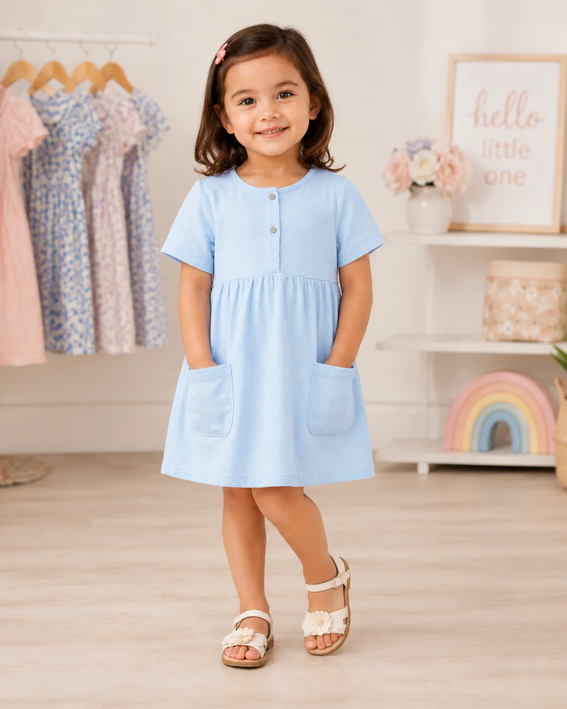 Girls Dress (Size-0/3 M -6 Years ) (119551)