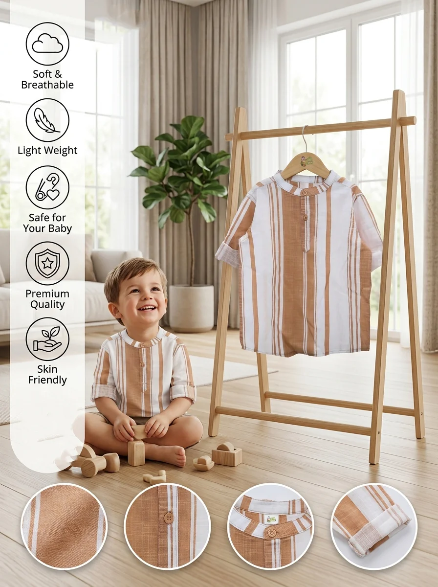 Boys Full  Sleeve  Shirt (Size-3 Years To 15/16 Years ) (119717)