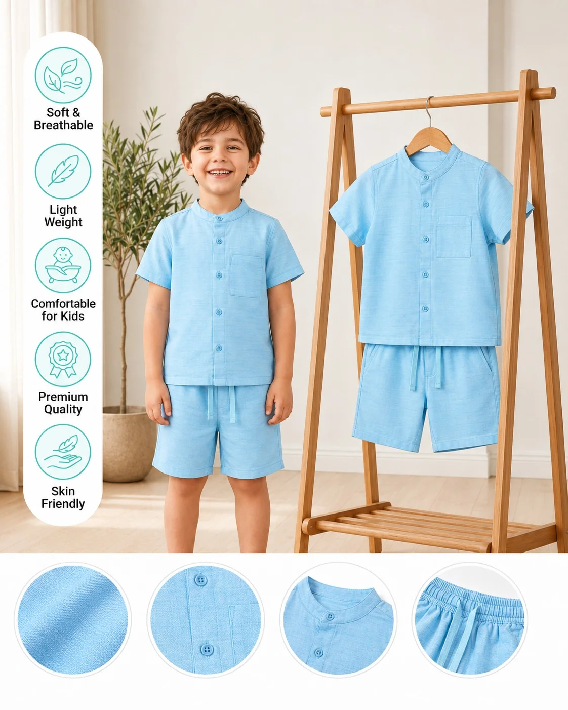 Boys 2 Pcs Set (0/3 M-6 Years) (109045)