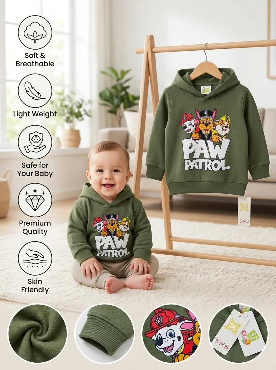 Boys Hoodie ( Size -0/3 M to 6 Year ) (112808)