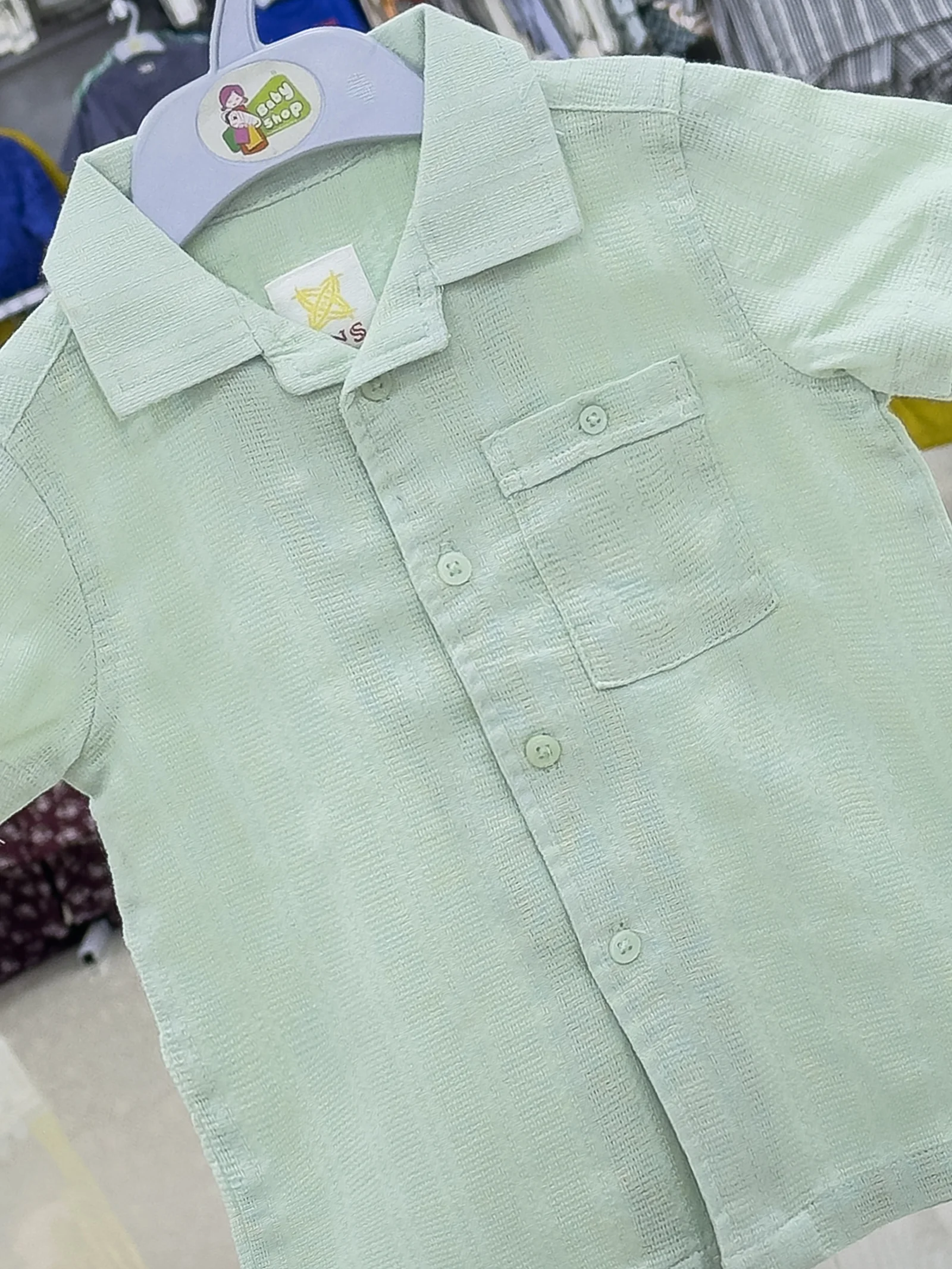 Boys Short  Sleeve  Shirt (Size-0/3 M TO 6 Years) (118450)