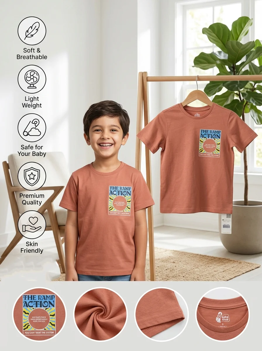 Boys Short Sleeve T-Shirt (3 Years-15/16 Years) (122010)