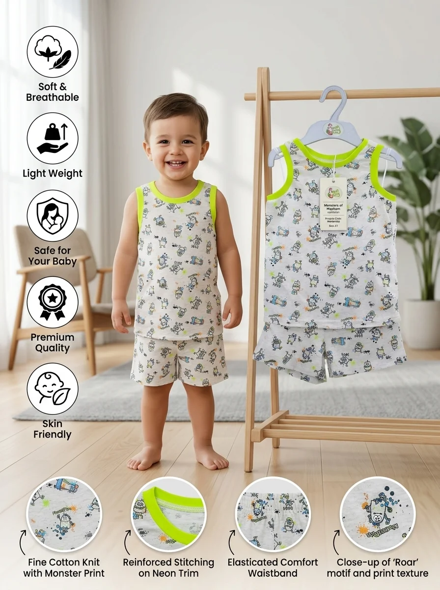 Boys 2 Pcs Set (0/3 M-6 Years) (119015)
