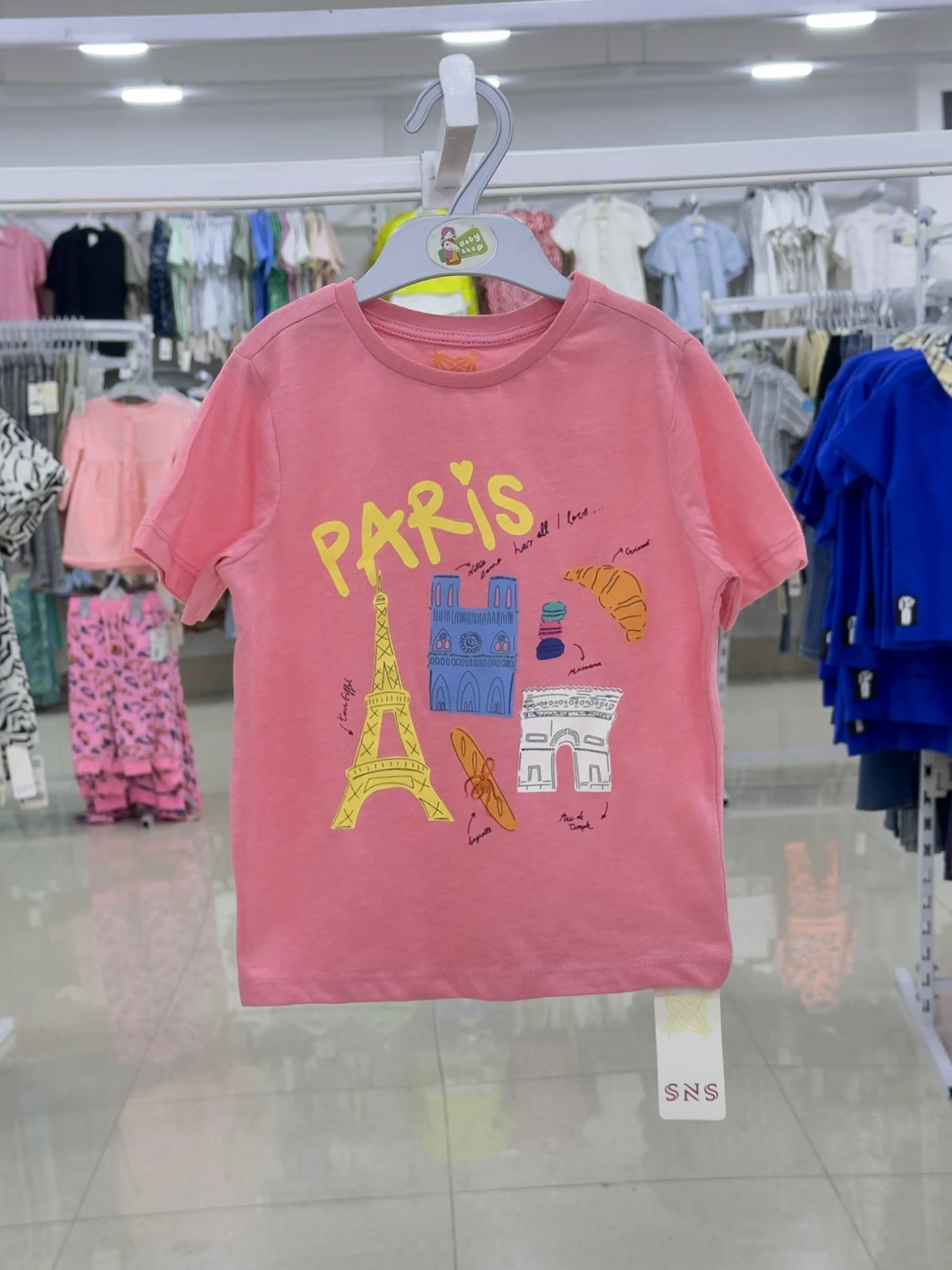 Girls Short  Sleeve  T-Shirt ( Size-0/3 M  To 6 Year) ( 117373)