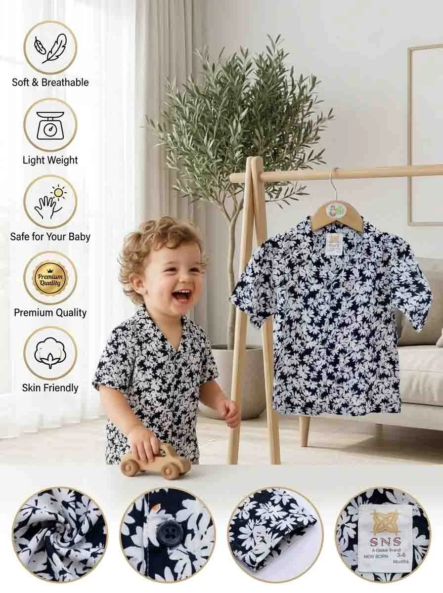 Boys Short Sleeve Shirt (0/3 M-6 Year) (110763)