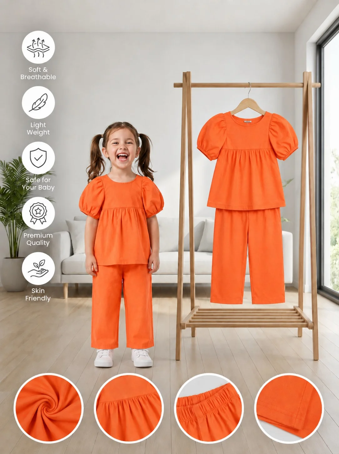 Girls 2 Pcs Set(Size-3 Years to 15/16 Years) (109065)