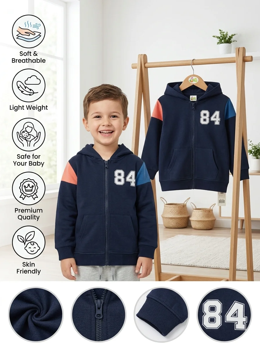 Boys’ Hoodie (Size-0/3 M To 15/16 Years) (114079)